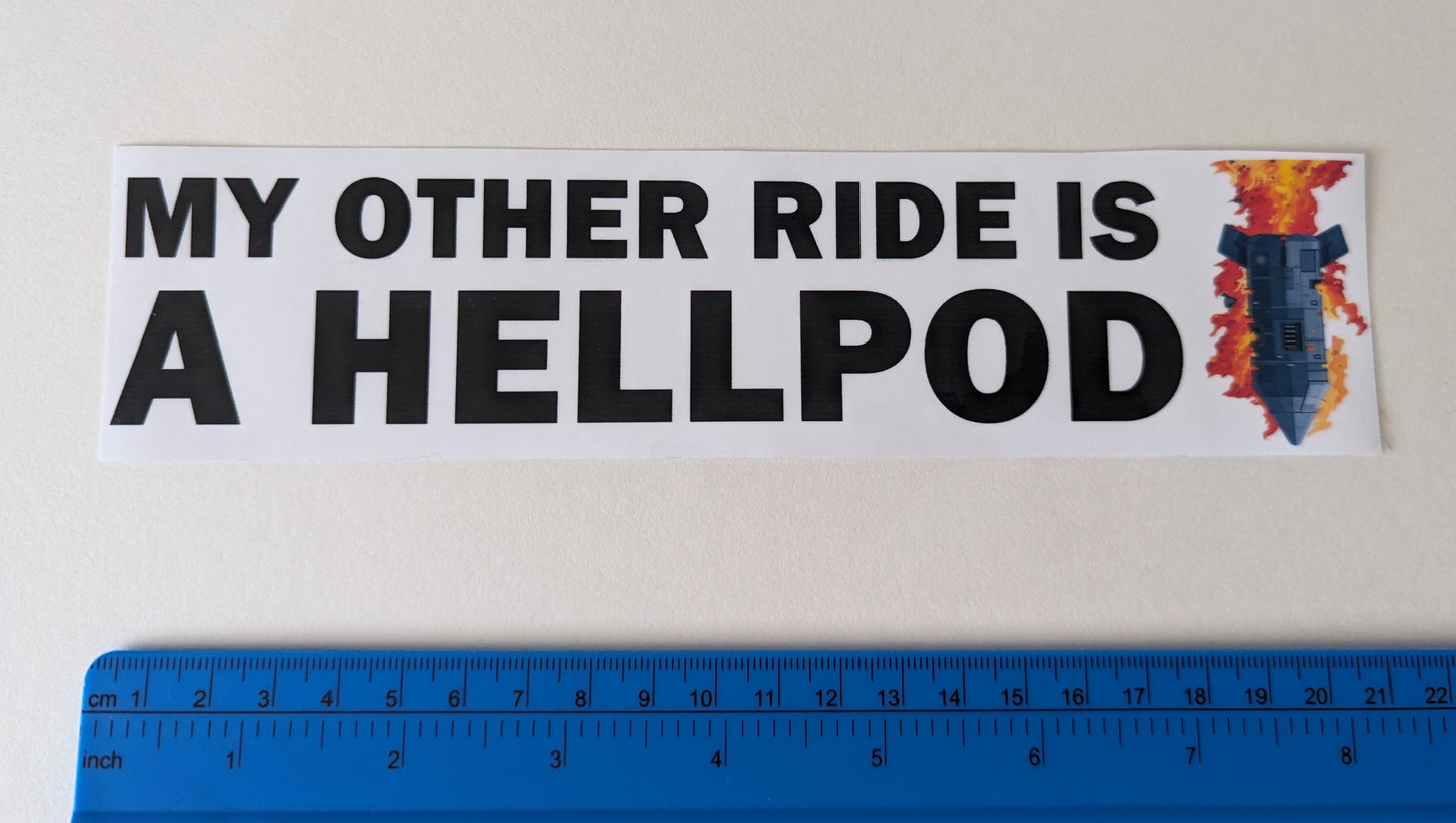 Helldivers Bumper Sticker