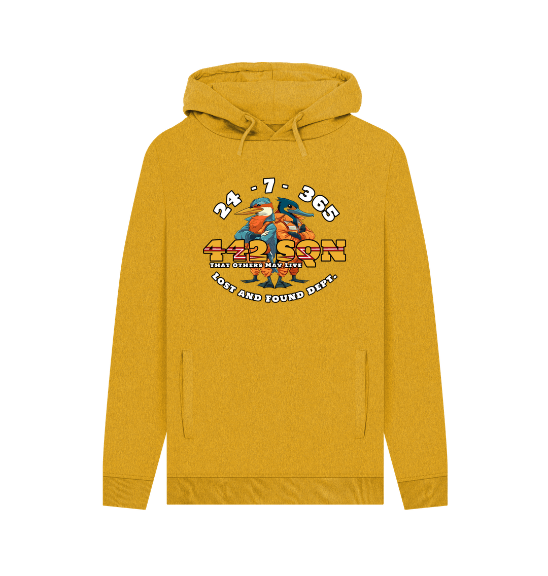 Sunflower Yellow 24-7 lost and found department - 442 Sqn Comox Hoodie